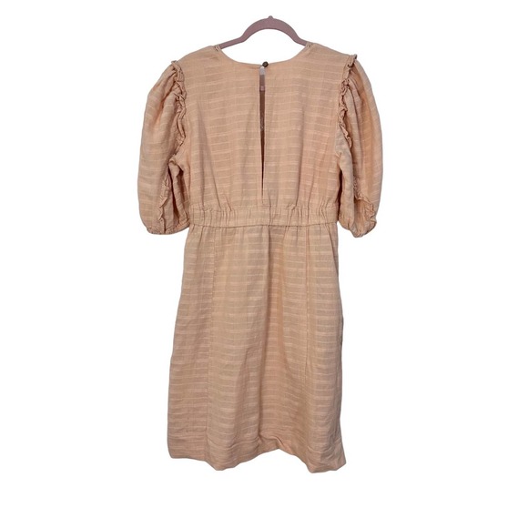 Free People Slow Pace Midi Size Medium Brand New Peach‎ Pink Salmon - Picture 6 of 12